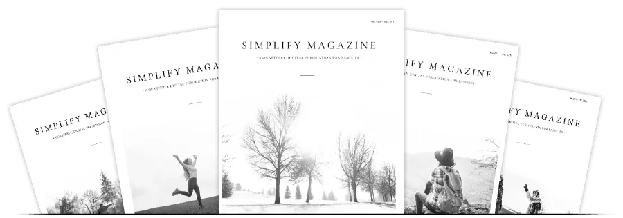 Simplify Magazine collection spread